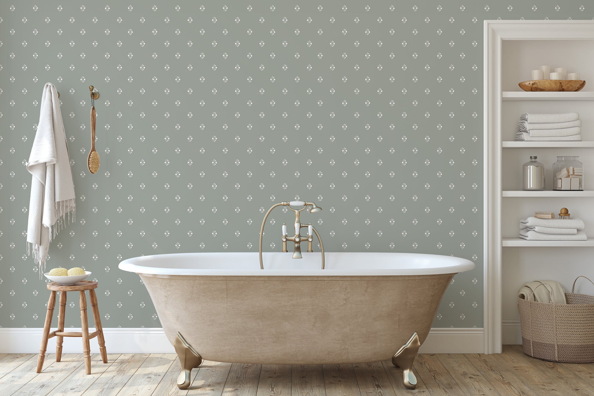 Wilson Wallpaper by Melissa Johnson Design - Loomwell Home Goods