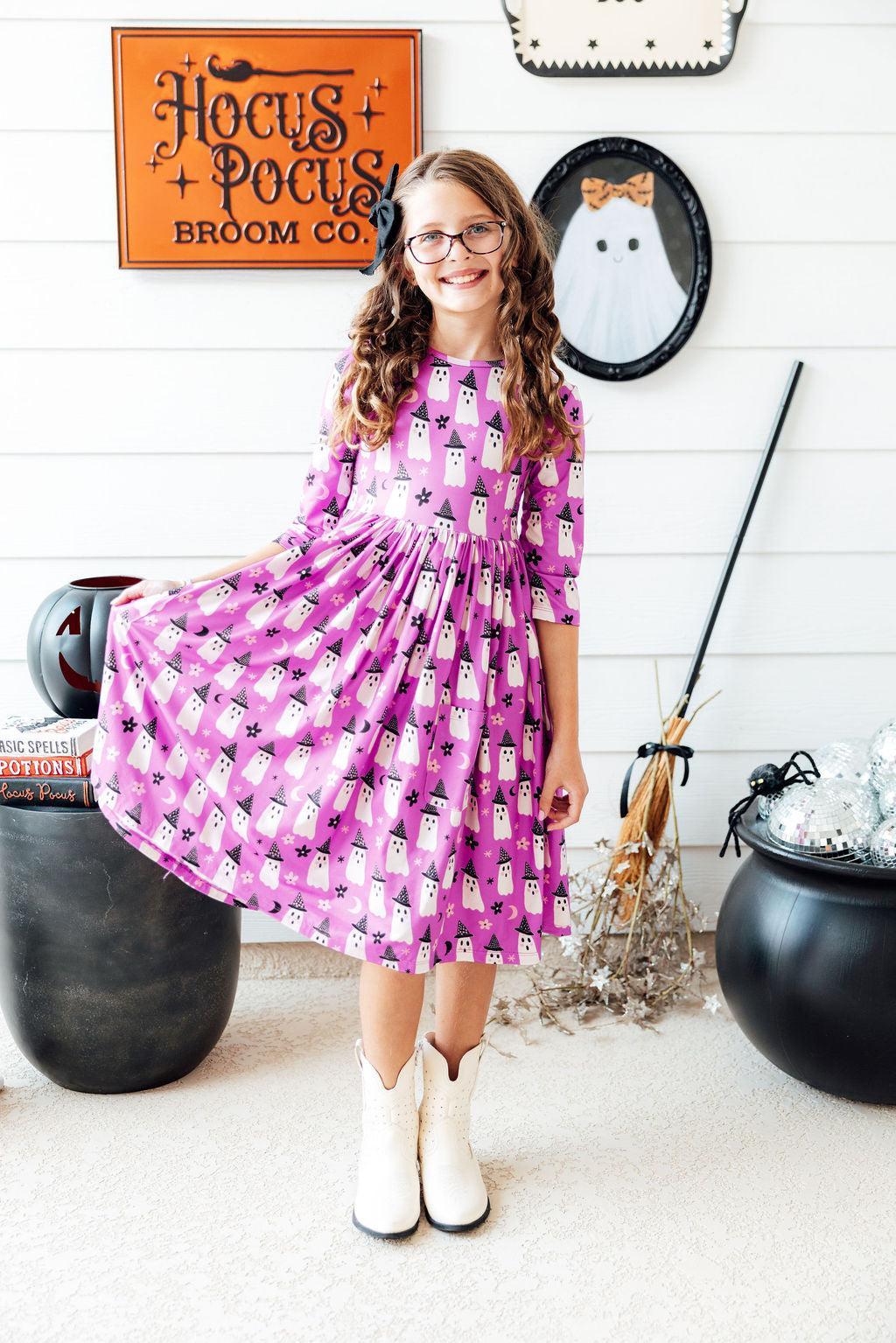 Witches Boo Halloween Twirl Dress - Mila & Rose ®