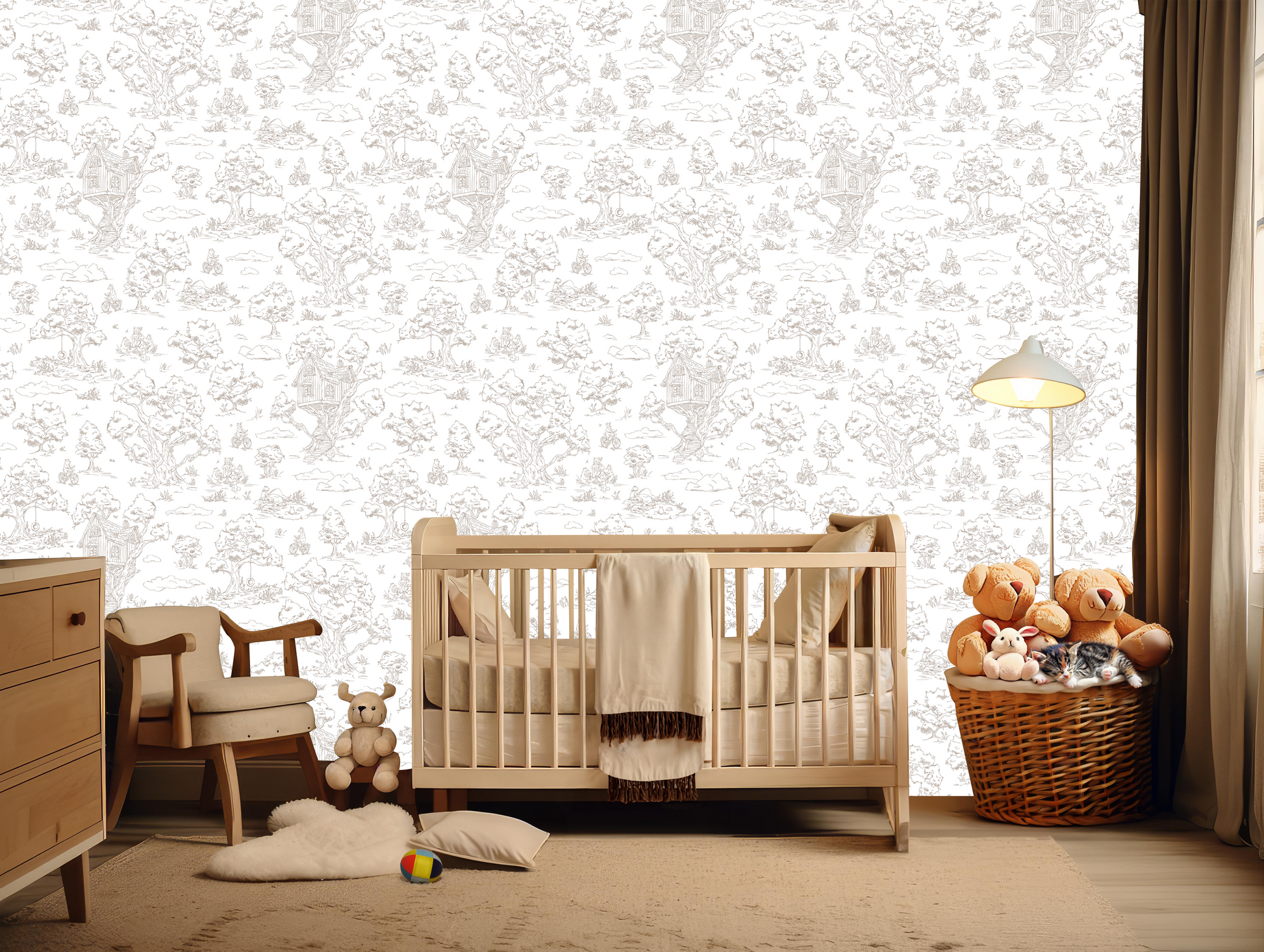 Wyatt Wallpaper by Aubrey Fairchild - Loomwell Home Goods