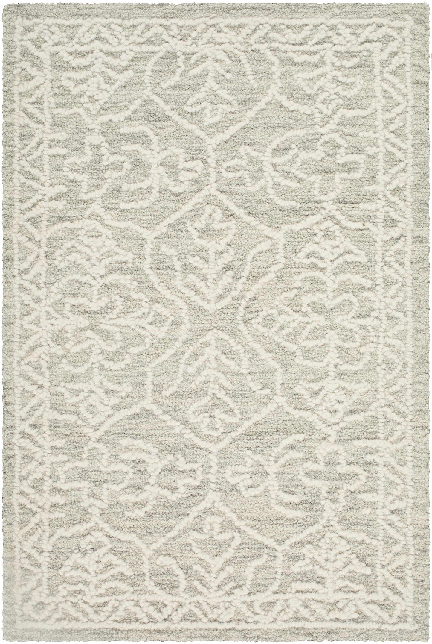 Gray Wool Area Rug - Boutique Rugs