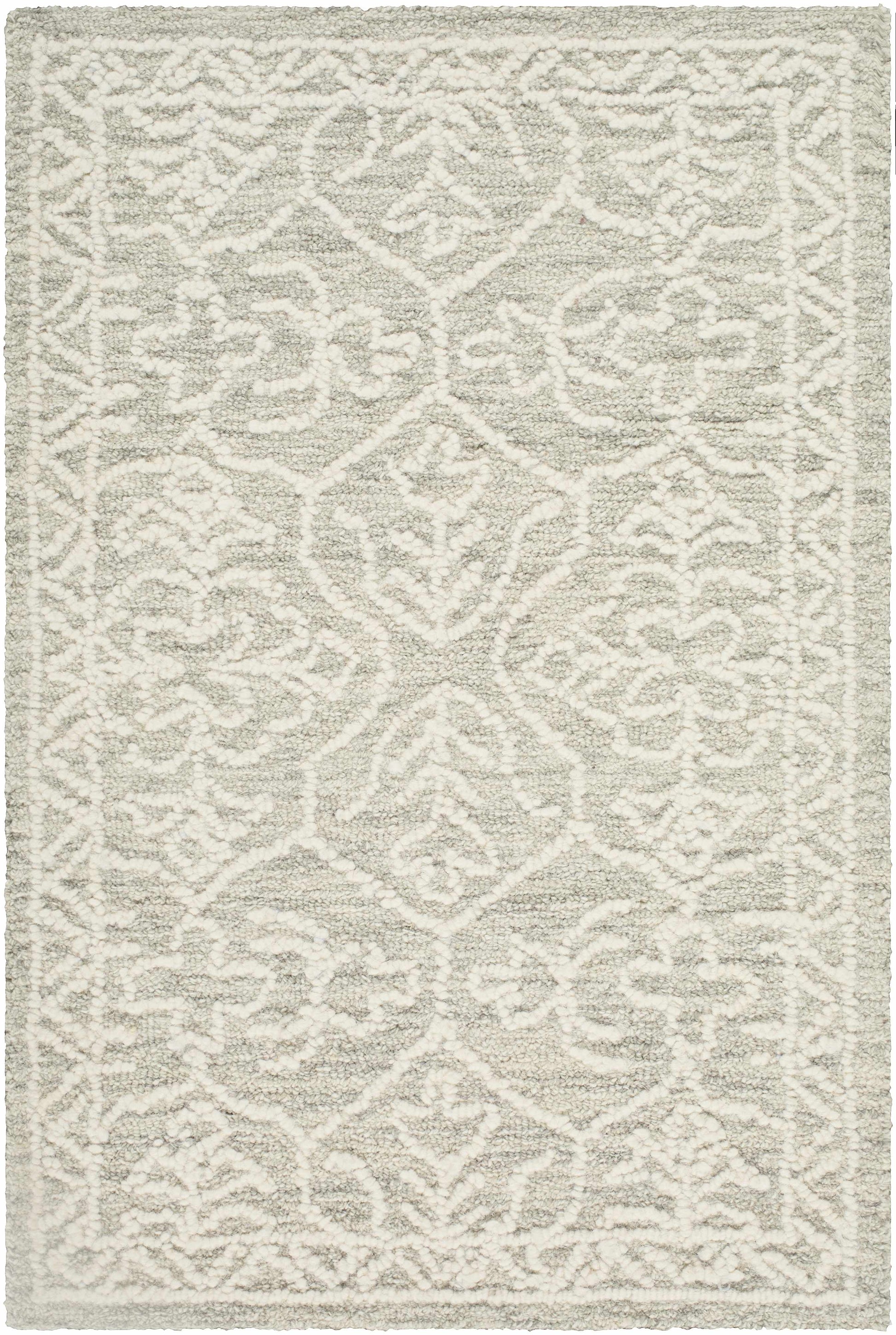 Gray Wool Area Rug - Boutique Rugs