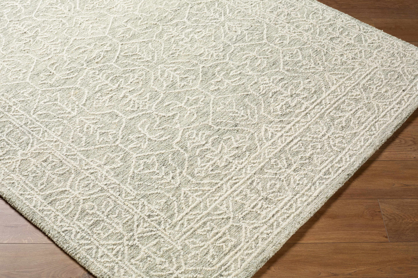 Gray Wool Area Rug - Boutique Rugs