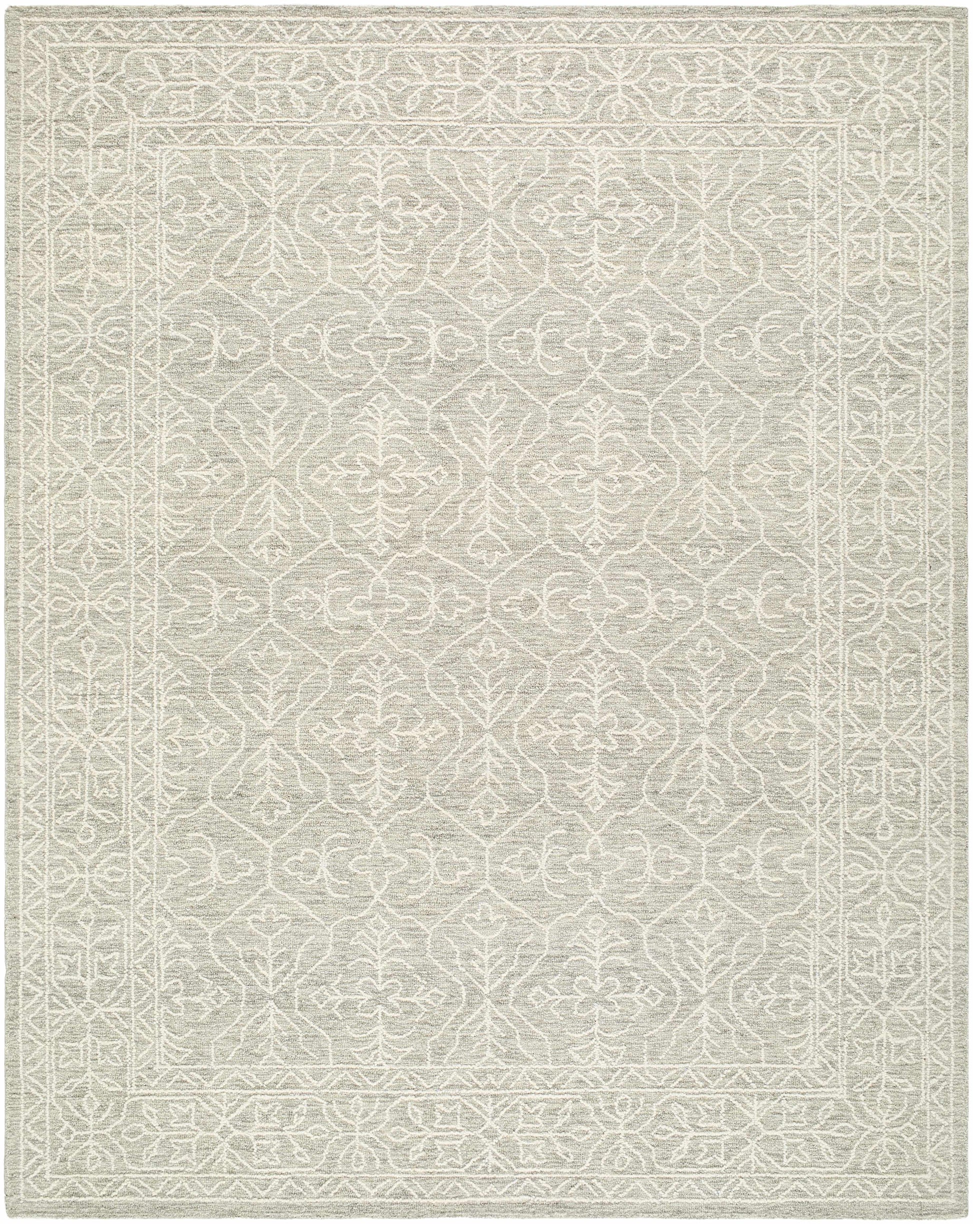 Gray Wool Area Rug - Boutique Rugs