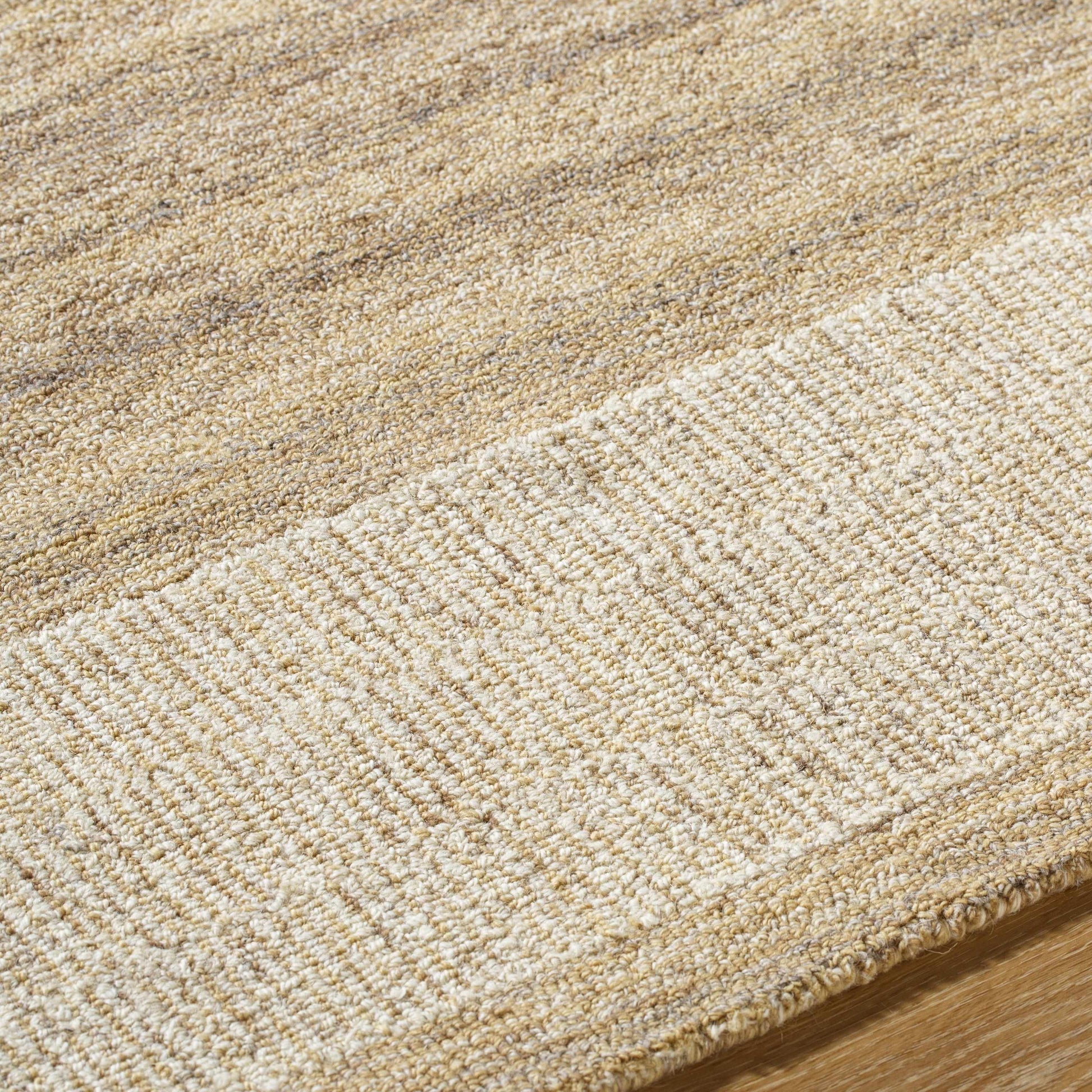 Beige Wool Area Rug - 2’ x 3’ Rectangle - Boutique Rugs