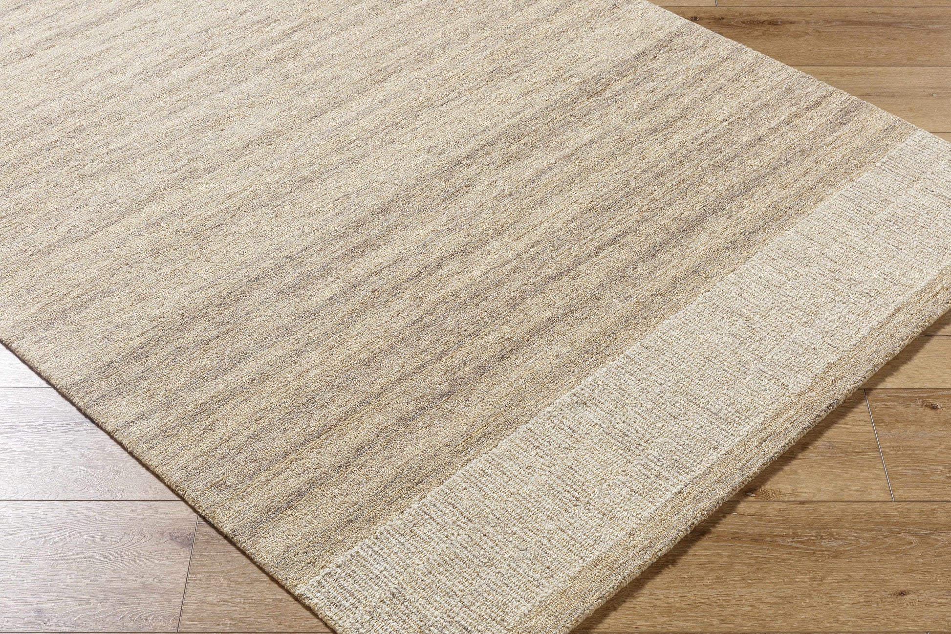 Beige Wool Area Rug - Boutique Rugs