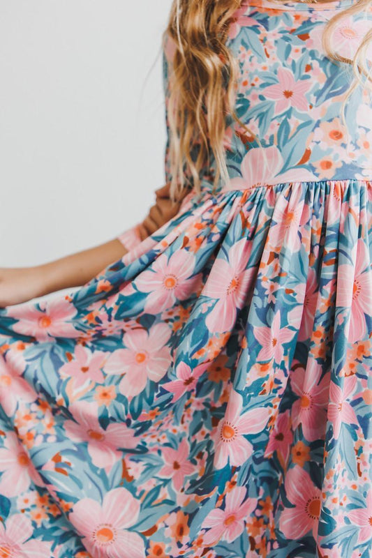 Rainforest Blooms Twirl Dress