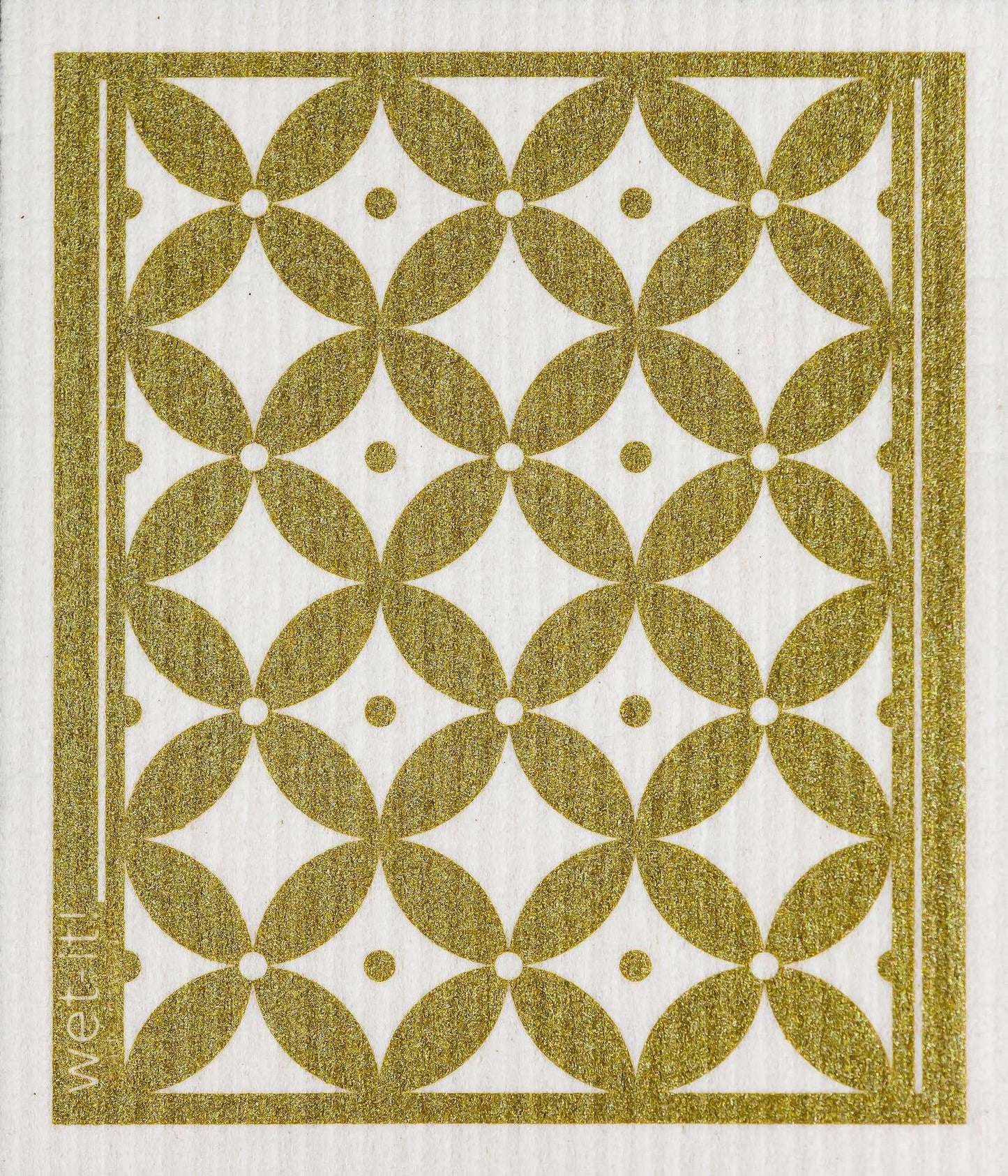 Swedish Dish Cloth - Classic Gold - Wet-it!