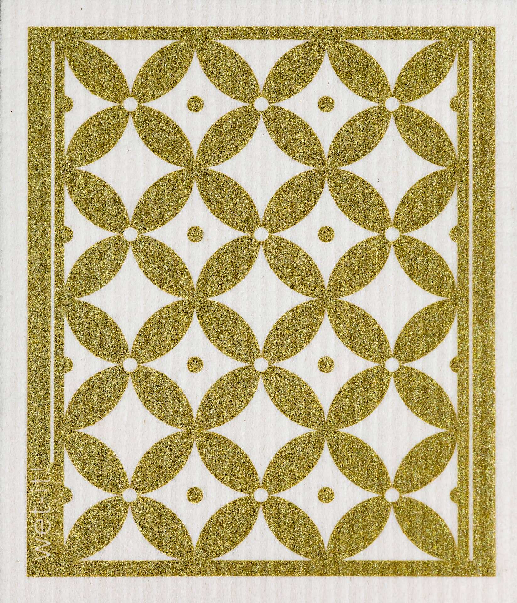 Swedish Dish Cloth - Classic Gold - Wet-it!