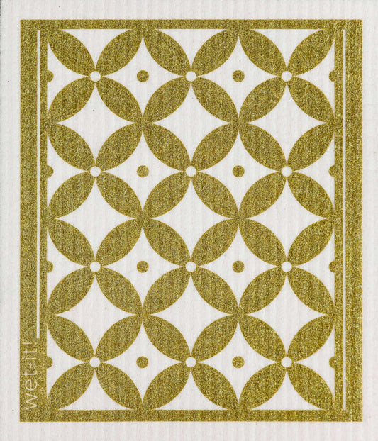 Swedish Dish Cloth - Classic Gold - Wet-it!