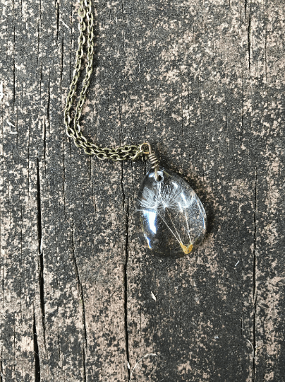 Dandelion Seed Necklace
