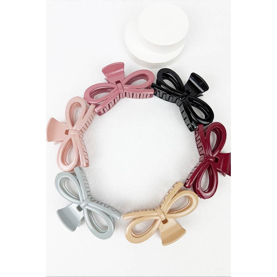 Knotted Bow Hair Claw Clip - Love and Repeat