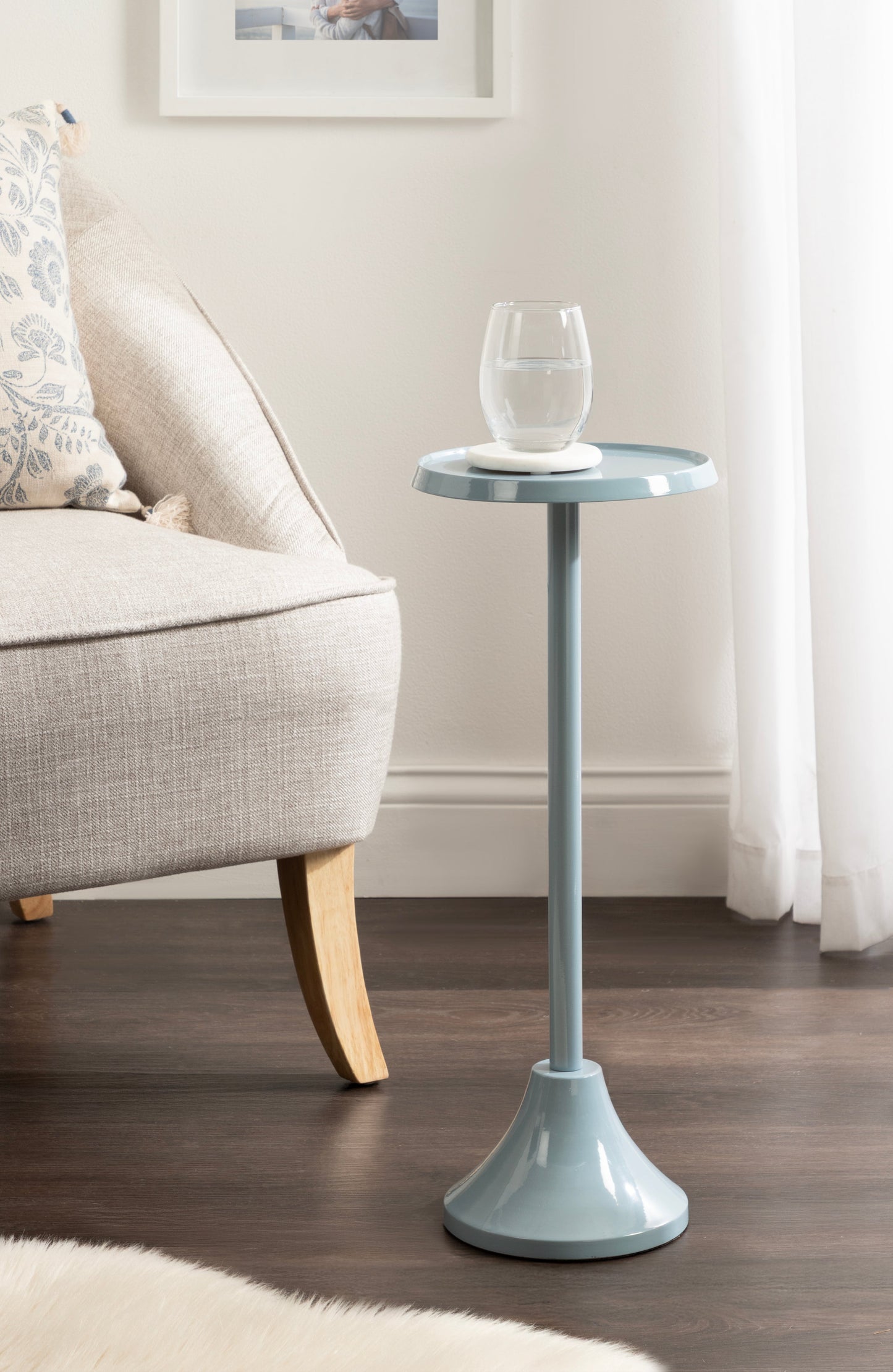 Sanzo Metal Cocktail Table or Plant Stand
