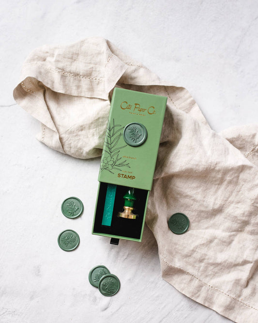 Wax Seal Set with Stick and Stamp