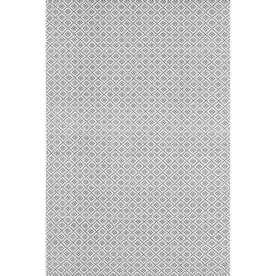 Gray Diamond Cotton Rug