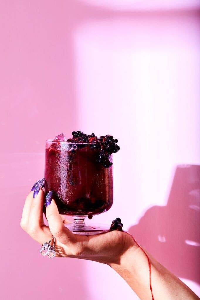 Blackberry Lavender Jam Beverage