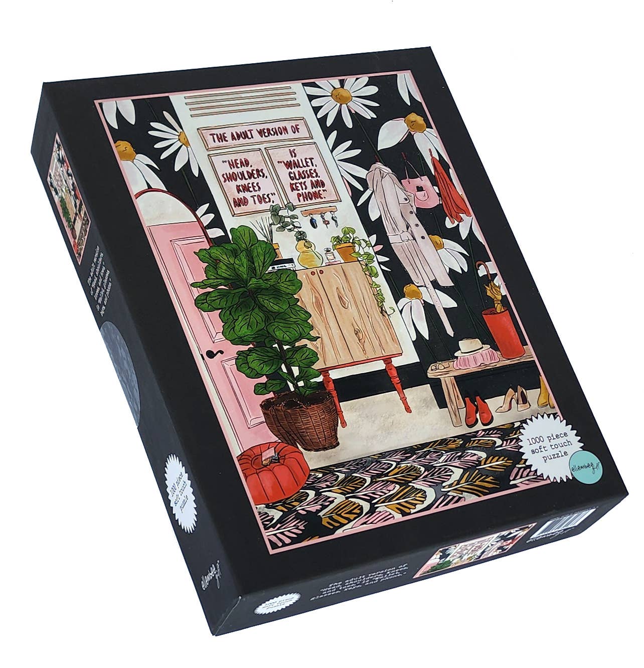 Jigsaw Puzzle - Wallet Glasses Keys Phone - 1000 piece - ellembee gift