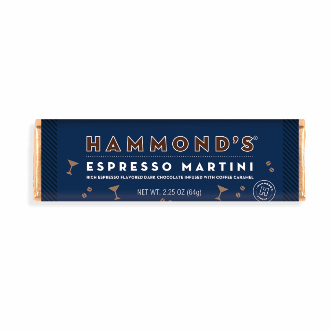 Candy Bar Espresso Martini - Dark Chocolate Candy Bar - Hammond’s Candies