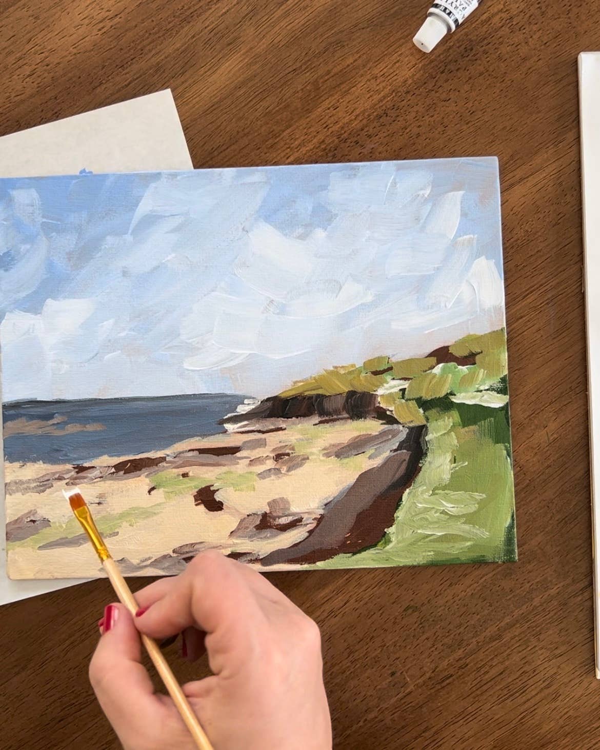 Impressionism Painting Kit - Seashore Path - Cate Paper Co.