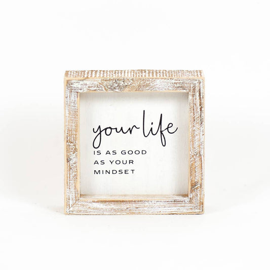 "Your Life" Quote Wood Sign