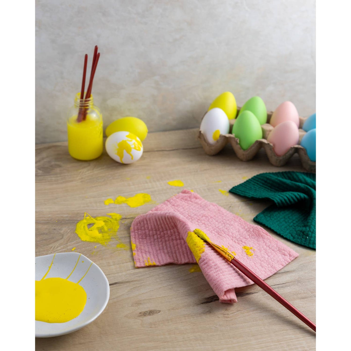 Swedish Dishcloth Set of 2 - Evergreen and Blossom