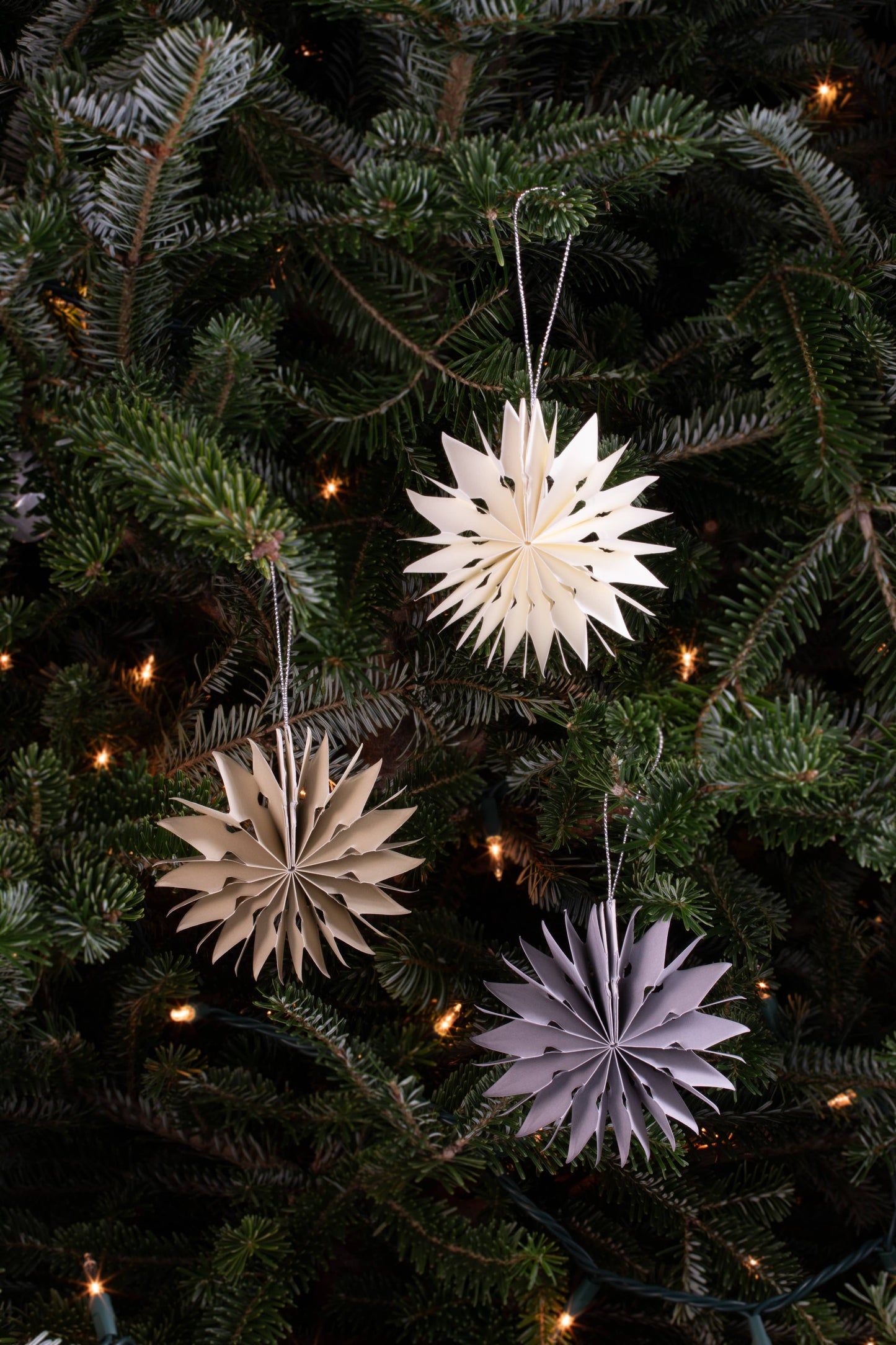 Honeycomb Christmas Ornament or Snowflake - Snowflake - Your Heart’s Content
