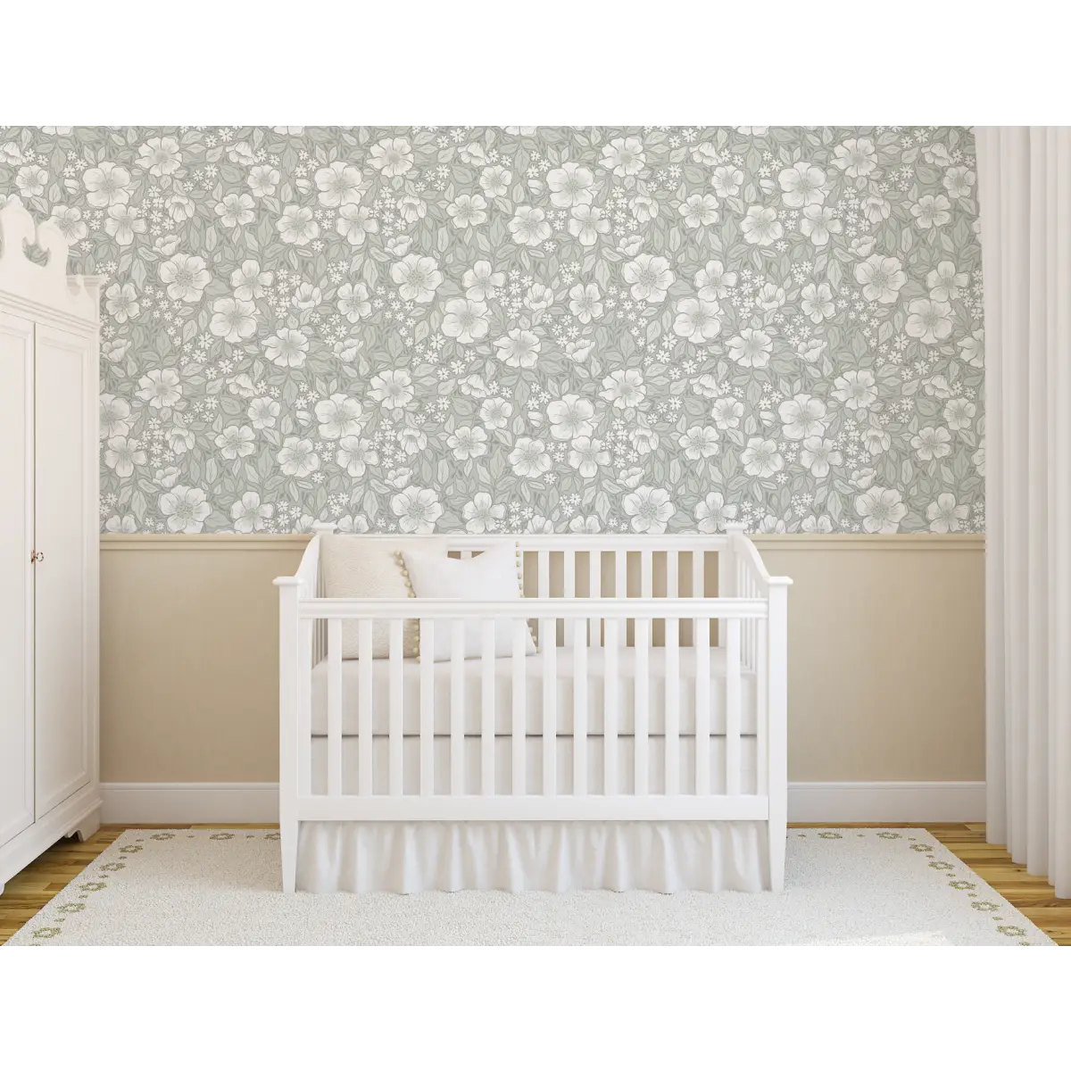 Abby Wallpaper - Pastel Blooms - by Zanet From Wonderland - Loomwell Home Goods