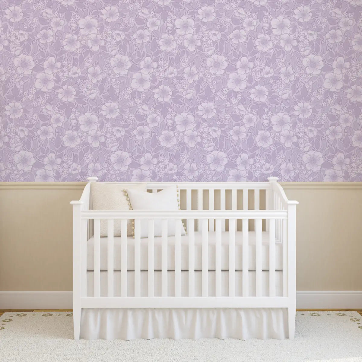 Abby Wallpaper - Pastel Blooms - by Zanet From Wonderland - Loomwell Home Goods