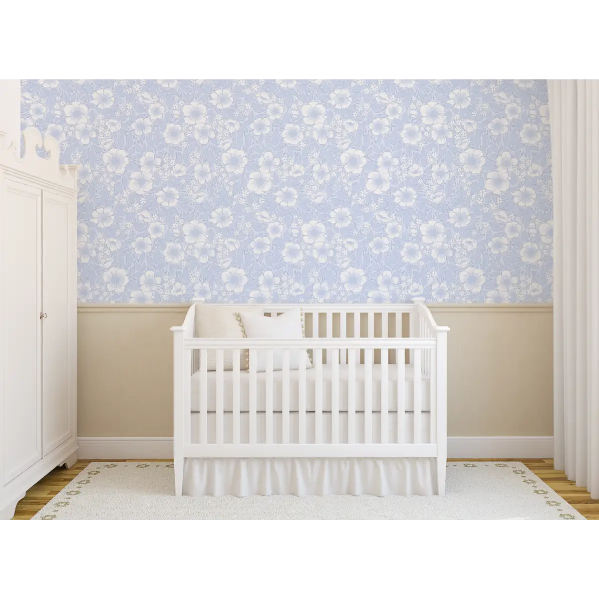 Abby Wallpaper - Pastel Blooms - by Zanet From Wonderland - Loomwell Home Goods