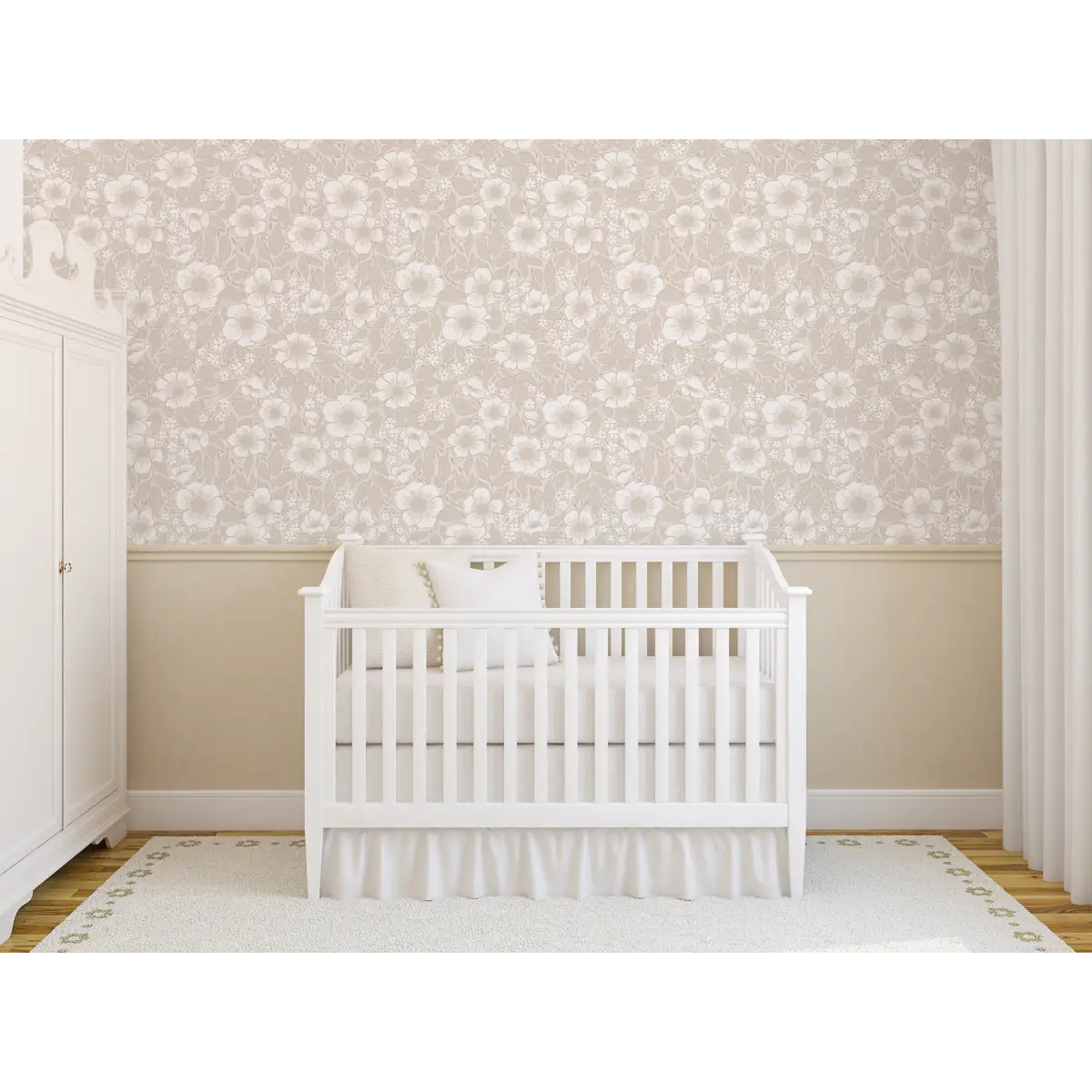 Abby Wallpaper - Pastel Blooms - by Zanet From Wonderland - Loomwell Home Goods