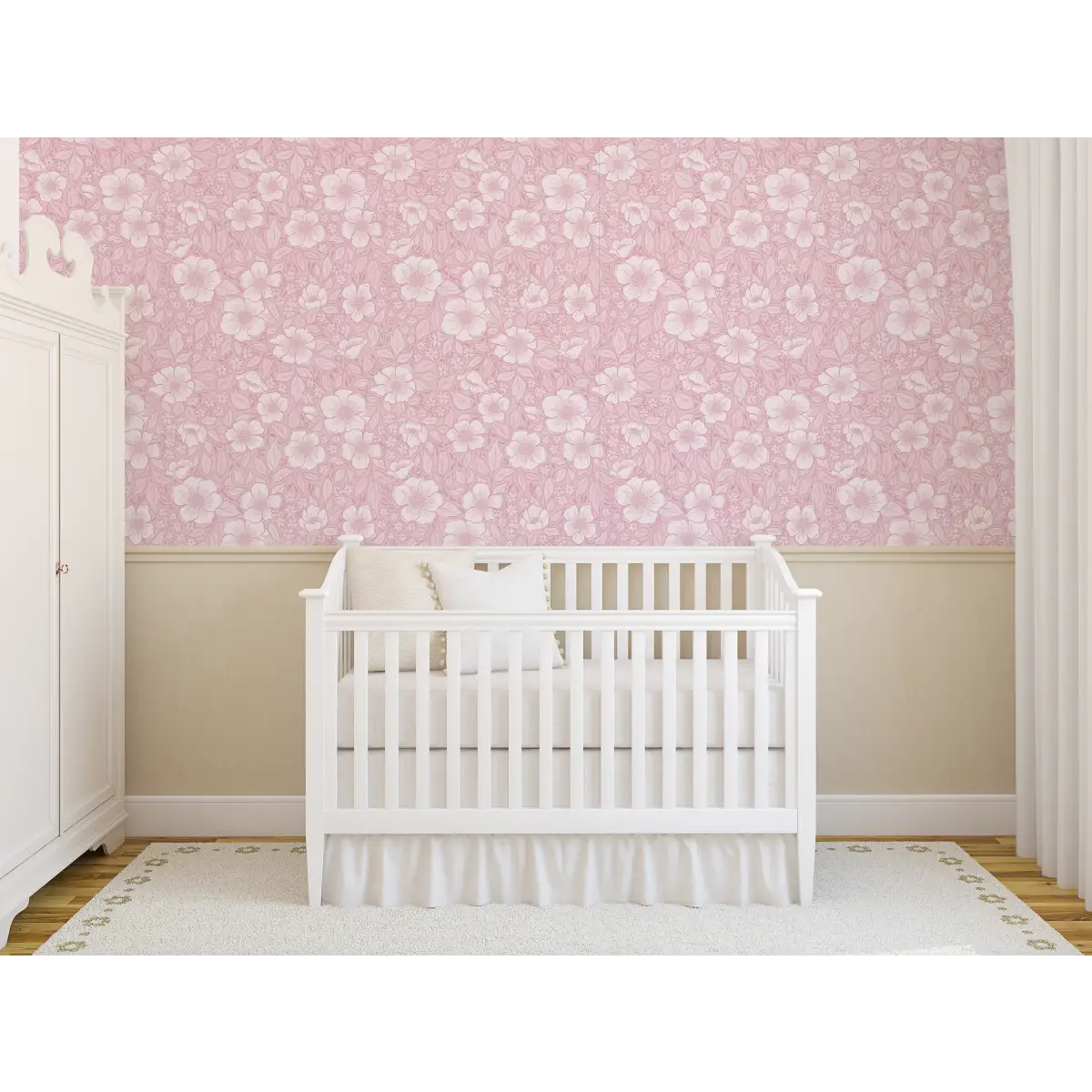 Abby Wallpaper - Pastel Blooms - by Zanet From Wonderland - Loomwell Home Goods