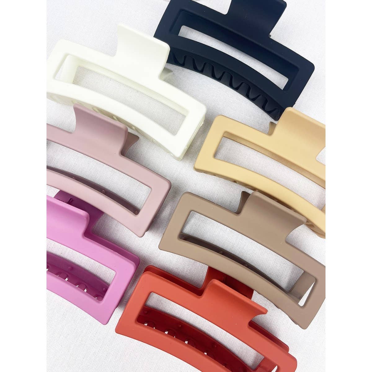 Jumbo Rectangle Hair Claw Clip - Love and Repeat