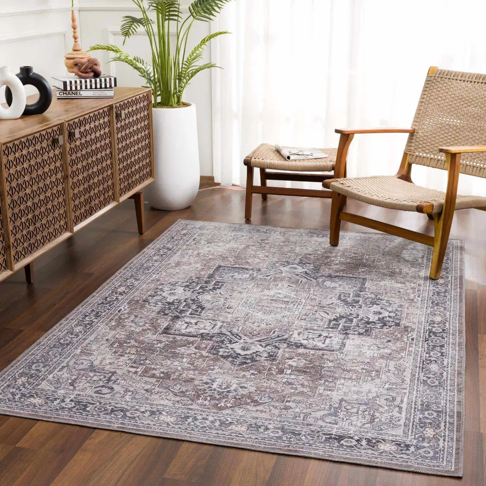 Abner Washable Area Rug - Clearance - Boutique Rugs