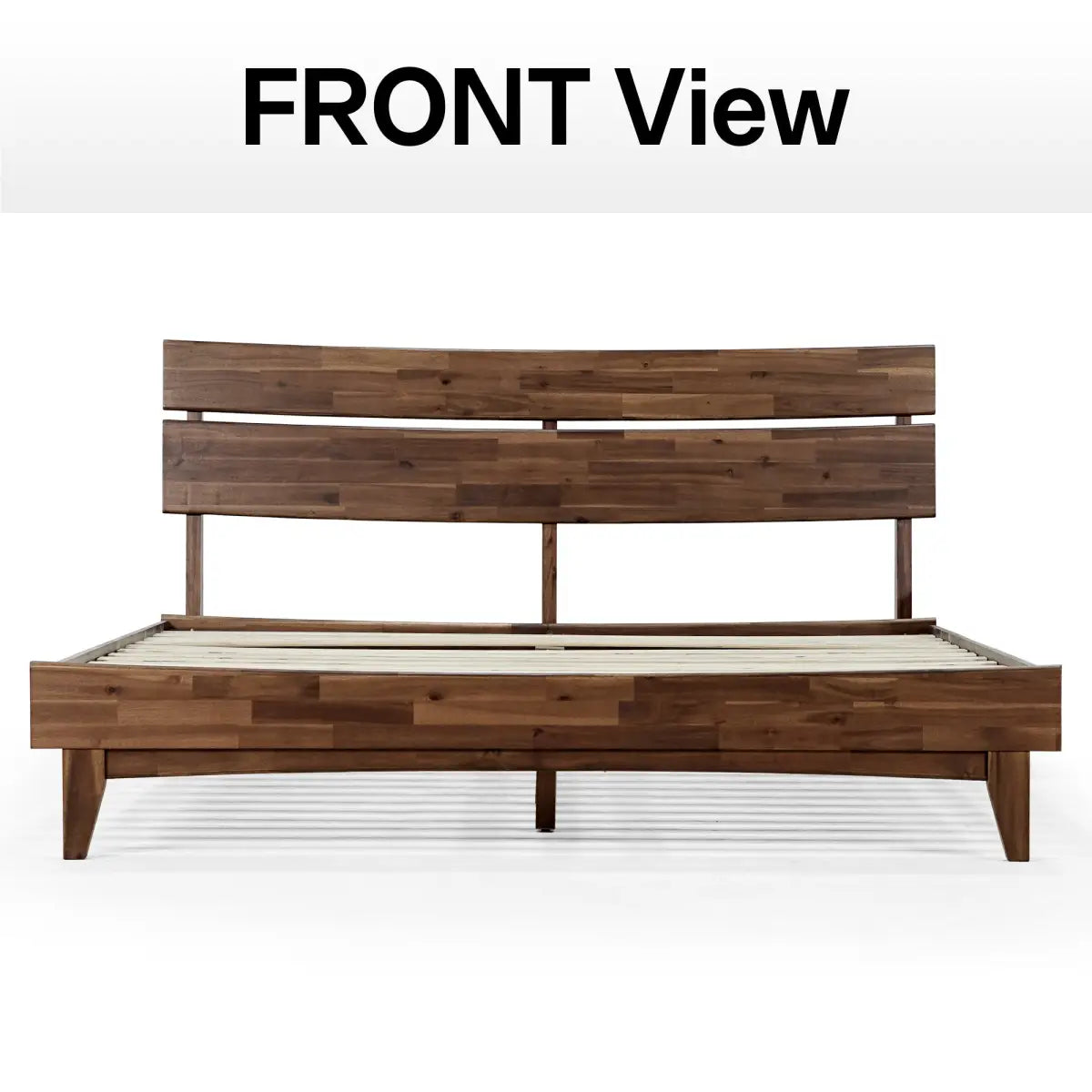 Solid Wood Bed Frame - Acacia - Stylish Bedroom - Megsu