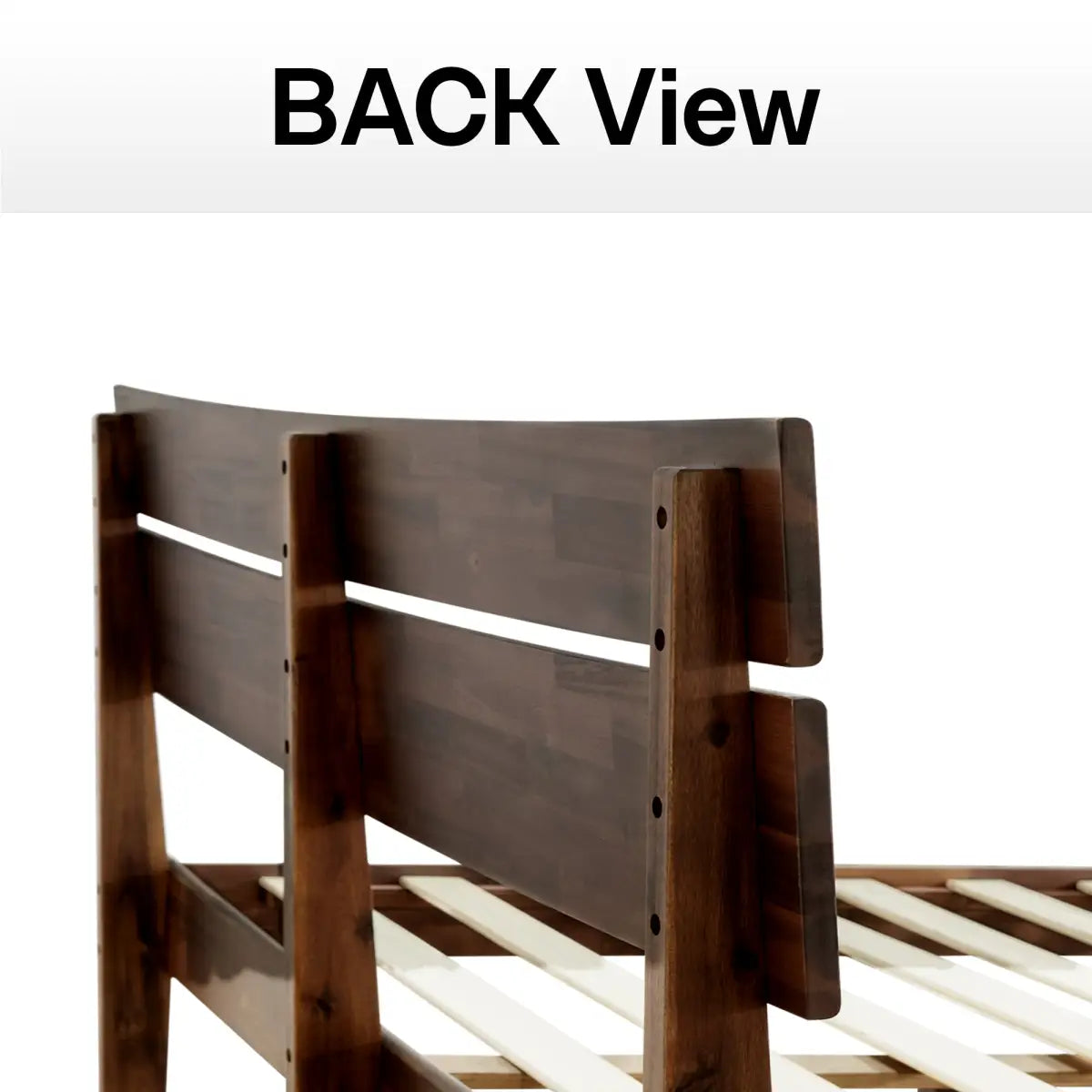 Solid Wood Bed Frame - Acacia - Stylish Bedroom - Megsu