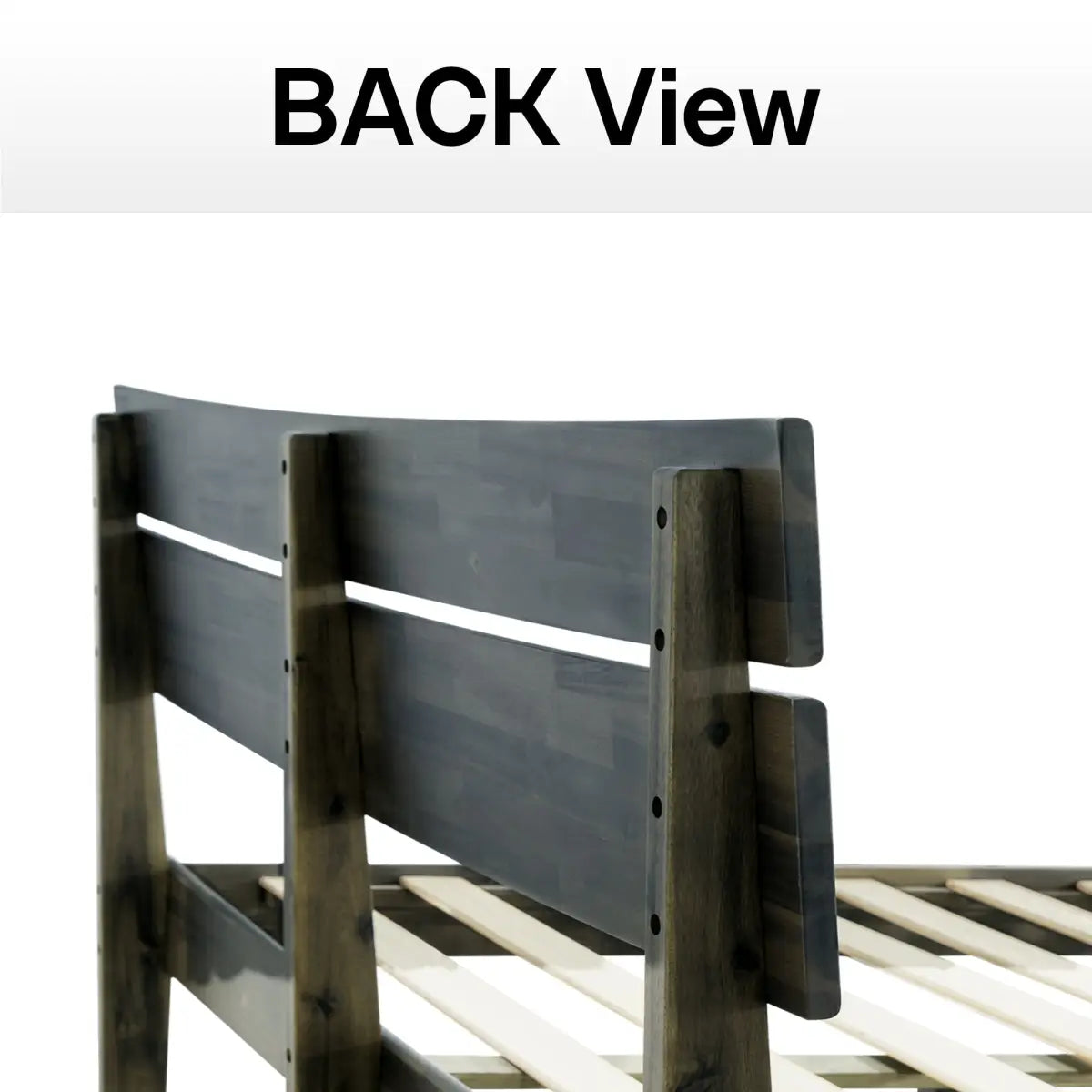 Solid Wood Bed Frame - Acacia - Stylish Bedroom - Megsu