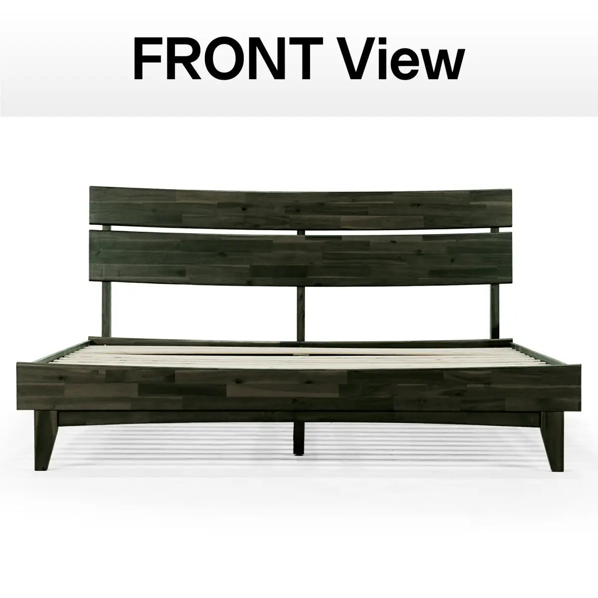 Solid Wood Bed Frame - Acacia - Stylish Bedroom - Megsu
