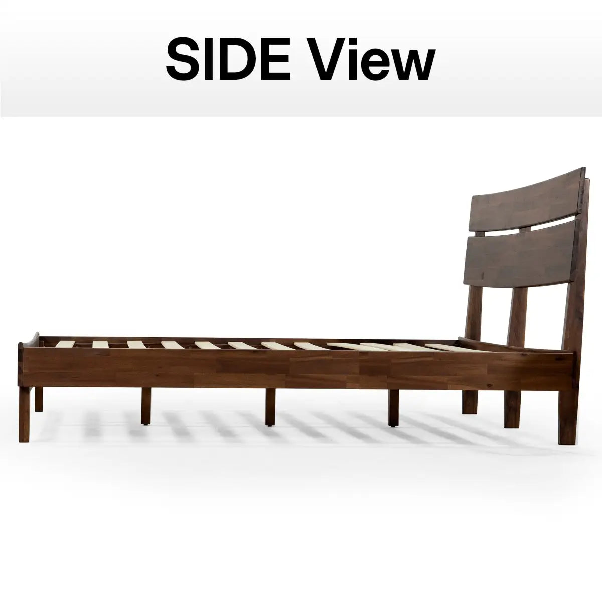 Solid Wood Bed Frame - Acacia - Stylish Bedroom - Megsu
