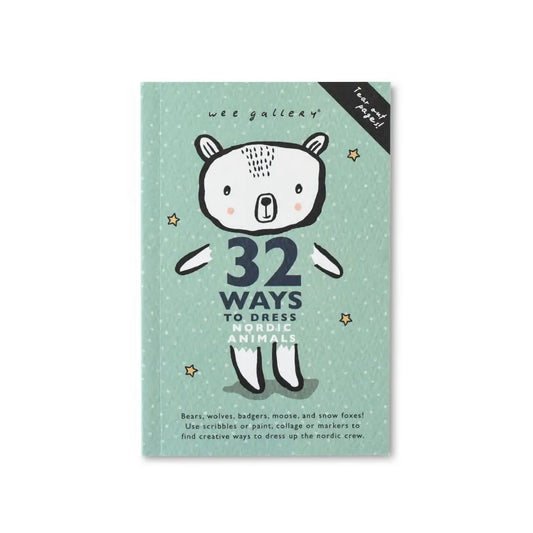 Activity Book - 32 Ways to Dress Nordic Animals - Wee Gallery