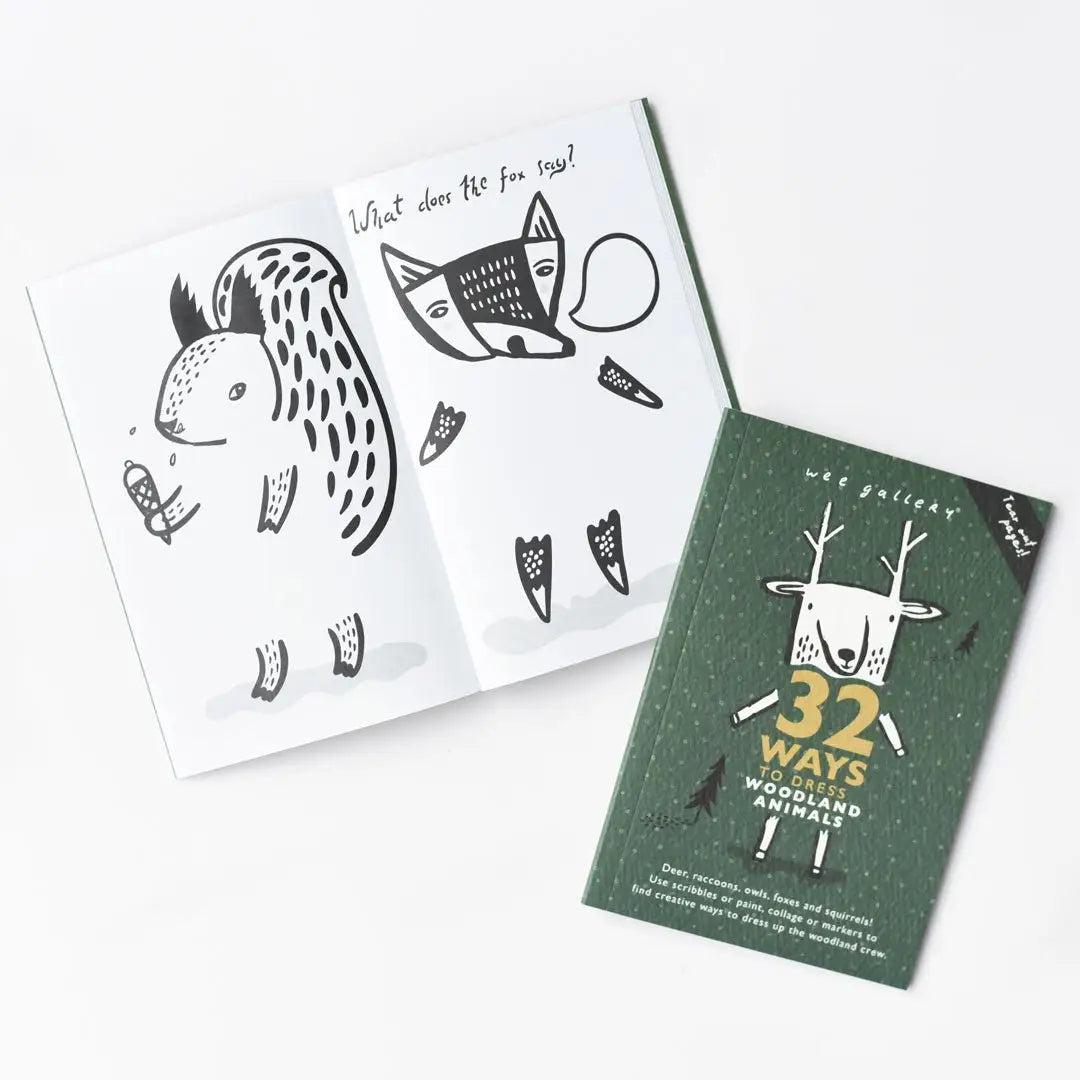 Activity Book - 32 Ways to Dress Woodland Animals - Wee Gallery