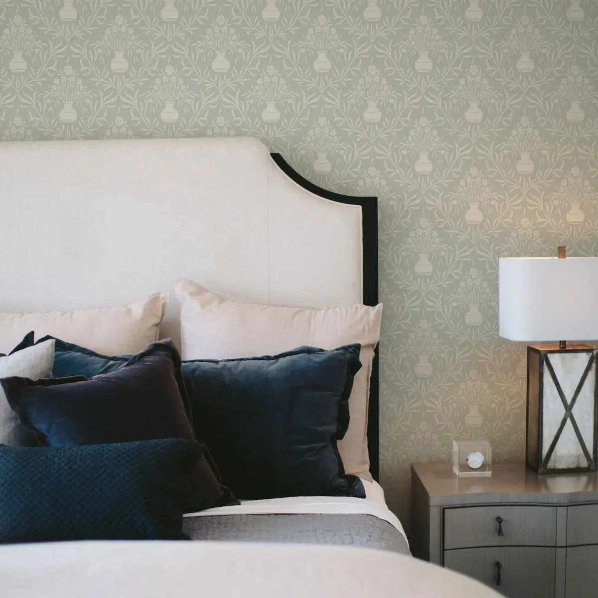 Adela Wallpaper - Flower Vases - by Lisee Ree - Loomwell Home Goods