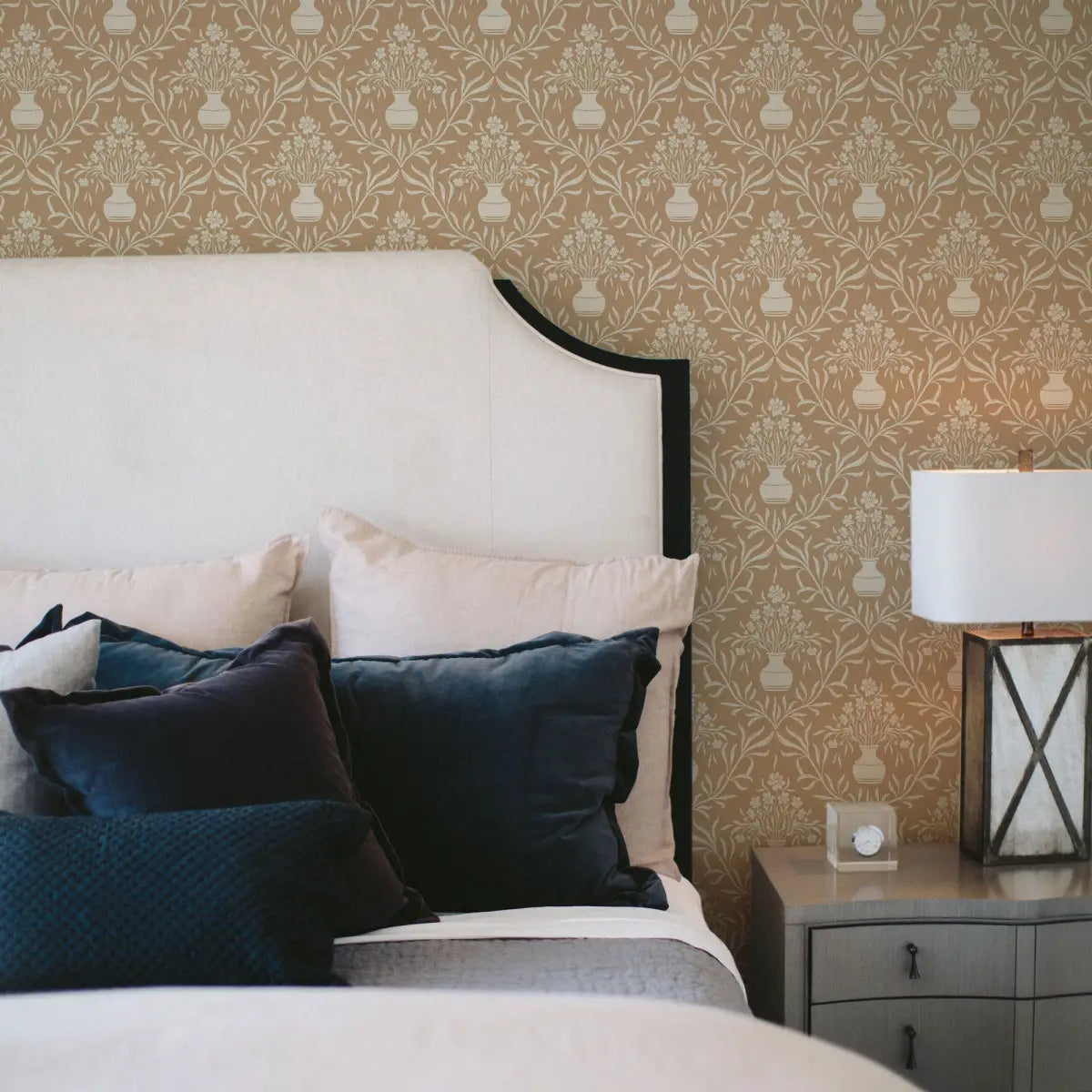 Adela Wallpaper - Flower Vases - by Lisee Ree - Loomwell Home Goods