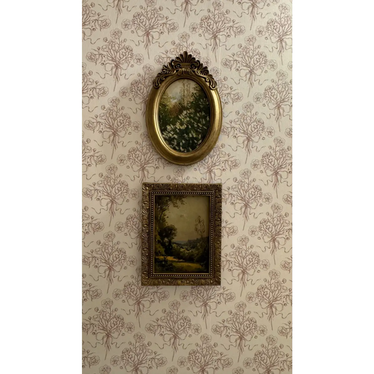 Adeline Wallpaper - Victorian Flower Bouquet - by Ali Anni - Loomwell Home Goods