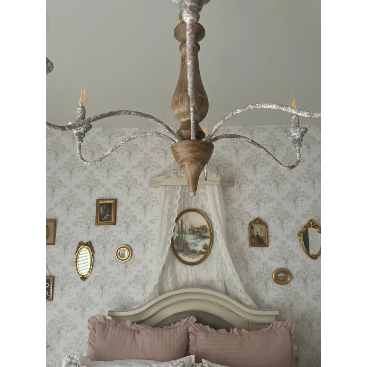 Adeline Wallpaper - Victorian Flower Bouquet - by Ali Anni - Loomwell Home Goods