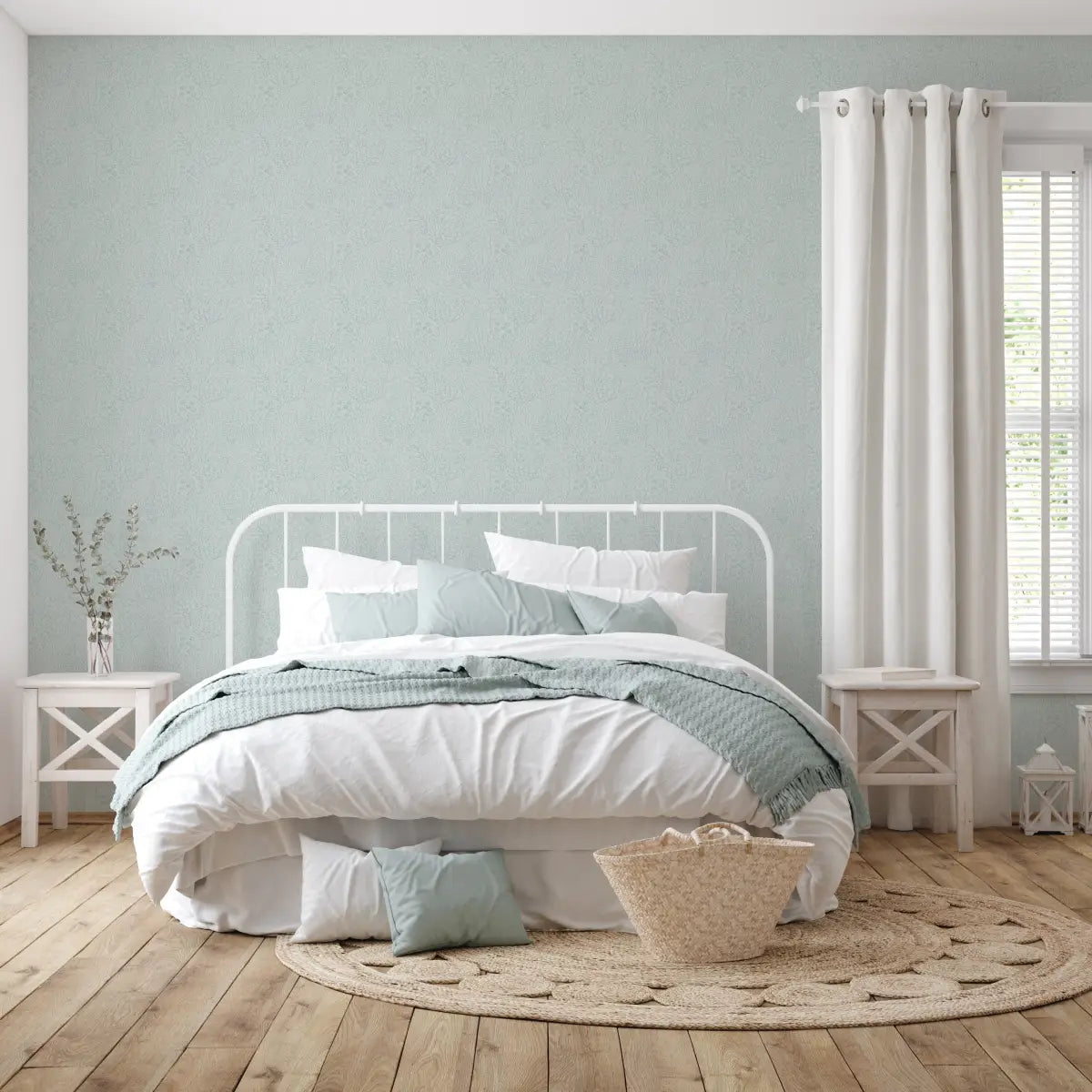 Adley Wallpaper - Tiny Meadow Flowers - by Megan Cabaj - Loomwell Home Goods
