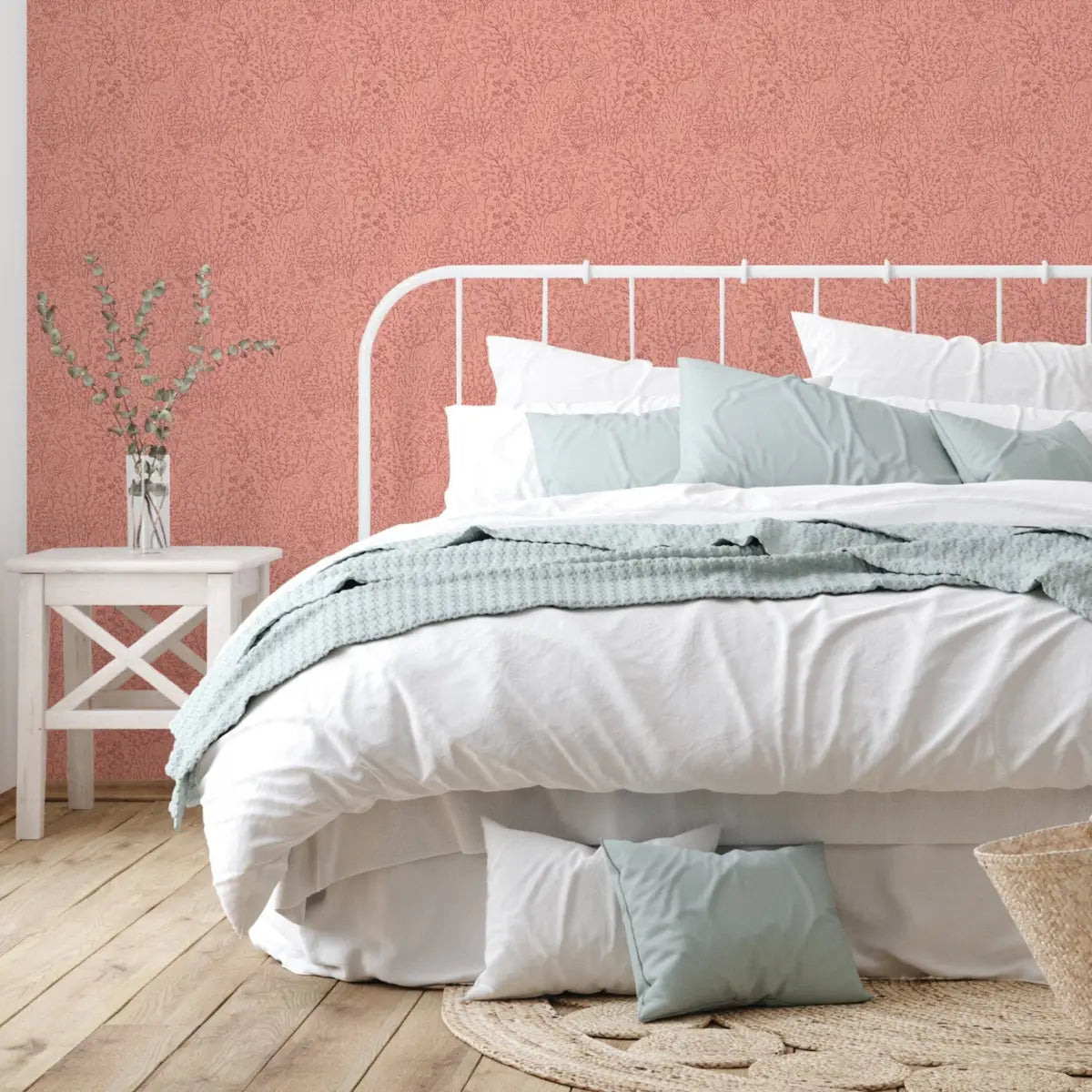 Adley Wallpaper - Tiny Meadow Flowers - by Megan Cabaj - Loomwell Home Goods