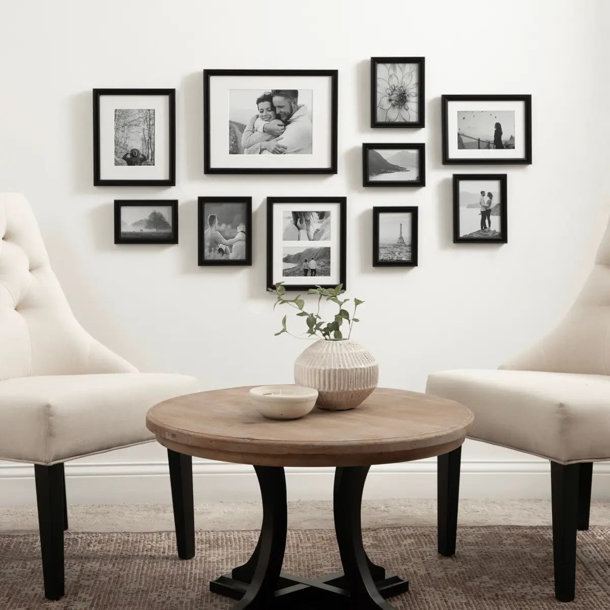 Adlynn Gallery Wall Picture Frames - Set of 10 - kateandlaurel