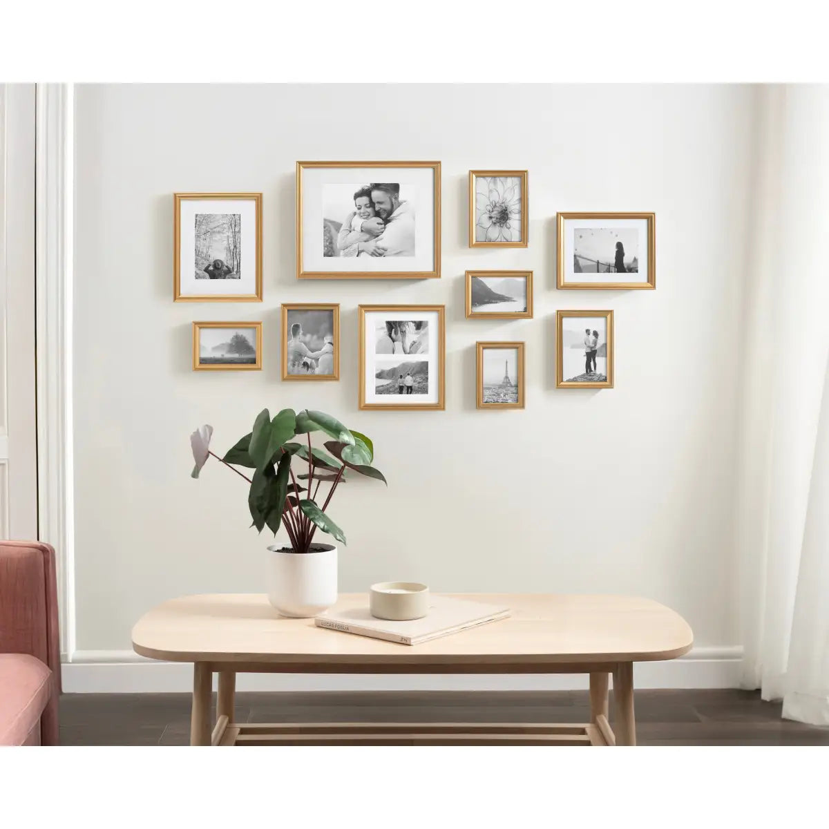 Adlynn Gallery Wall Picture Frames - Set of 10 - kateandlaurel