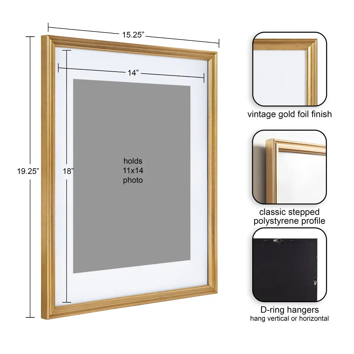 Adlynn Photo Frames - Set of 3 - kateandlaurel