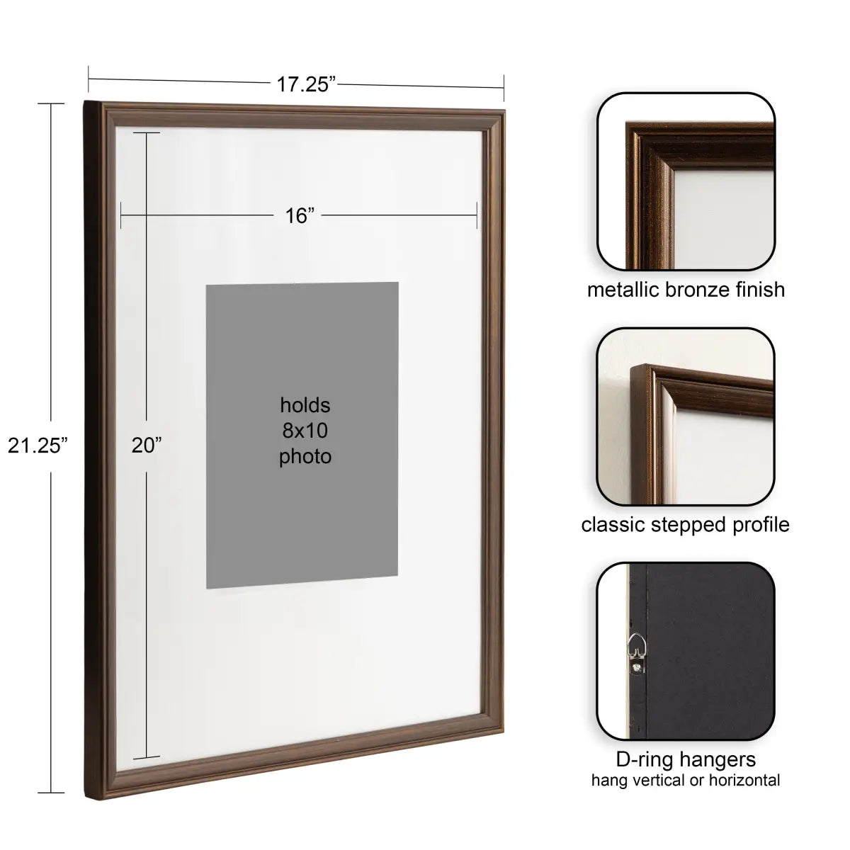 Adlynn Photo Frames - Set of 3 - kateandlaurel