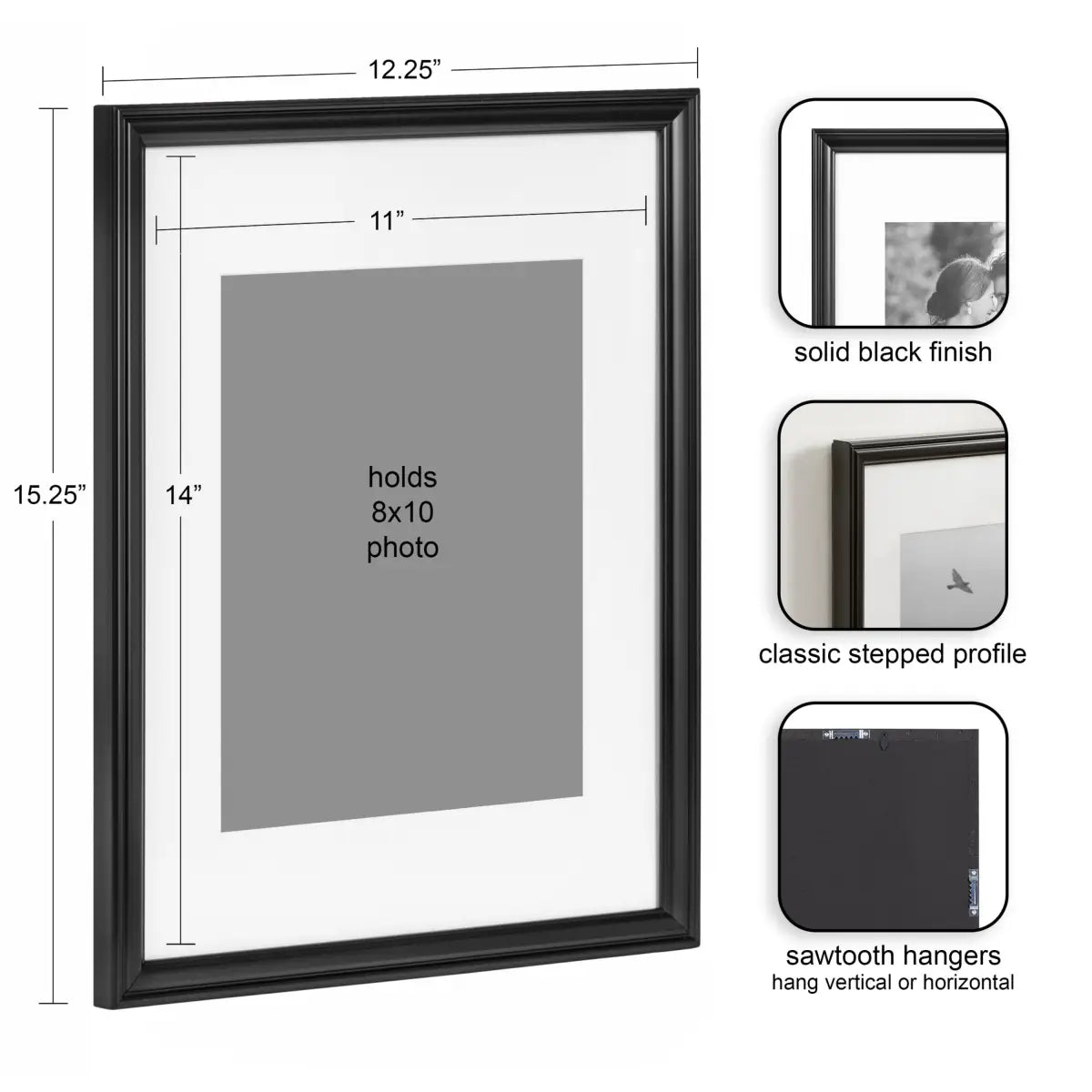 Adlynn Photo Frames - Set of 3 - kateandlaurel